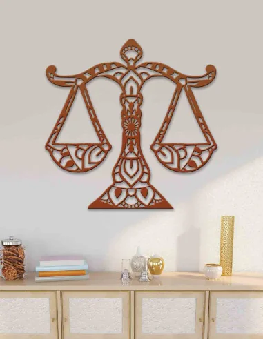 VINOXO Metal Large Scale Wall Art Decor - Justice