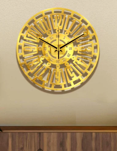 VINOXO Vintage Metal Analogue Wall Clock - All Together