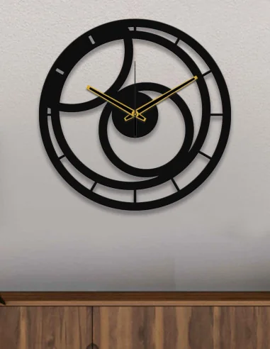 VINOXO Vintage Metal Analogue Wall Clock - Elegance