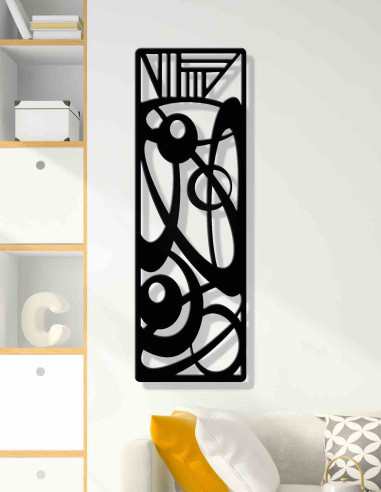 VINOXO Metal Whirlpool Vertical Wall Hanging Art Decor