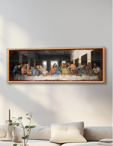 VINOXO Framed Last Supper Painting