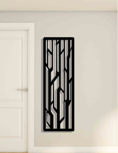 VINOXO Metal Illusion Vertical Wall Hanging Art Decor