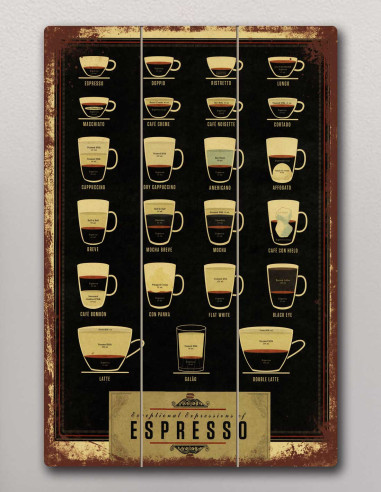VINOXO Cafe Wall Art Painting Frame - Exceptional Expressions Of Espresso