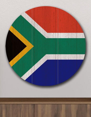 VINOXO South Africa Wooden Flag Wall Art Hanging Decor