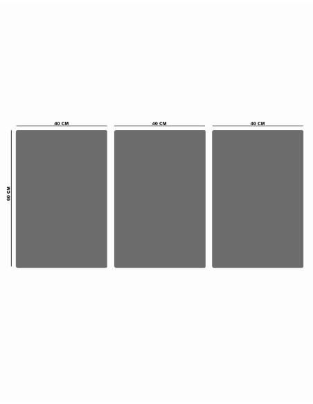 VINOXO Modern Boho Metal Wall Art Set of 3 Abstract Wall Hanging for Living Room Bedroom