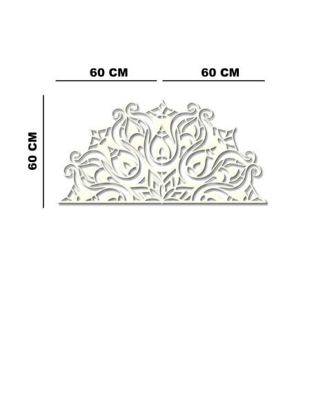 Modern arch mandala wall art for living room sofa backdrop