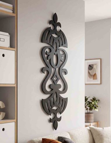 VINOXO Metal Floral Vertical Wall Hanging Art...