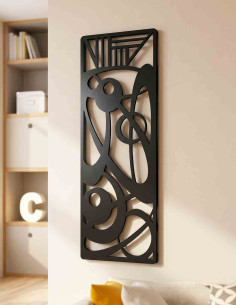VINOXO Vertical Abstract Metal Wall Art Modern Hanging...