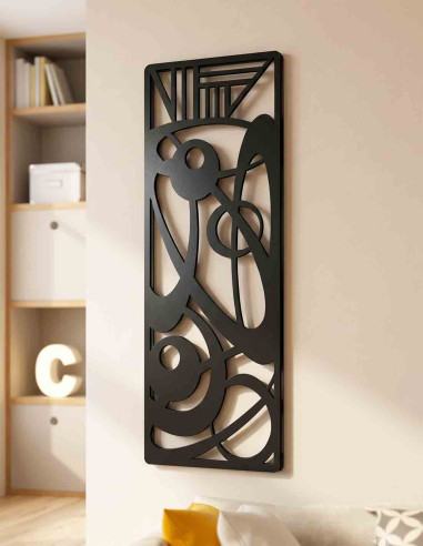 VINOXO Vertical Abstract Metal Wall Art Modern...
