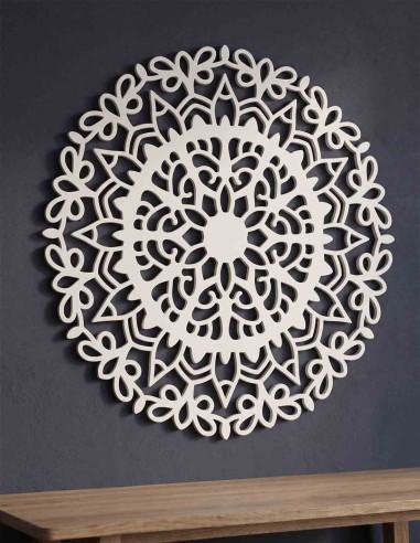 VINOXO Large Mandala Metal Wall Art Round Wall...