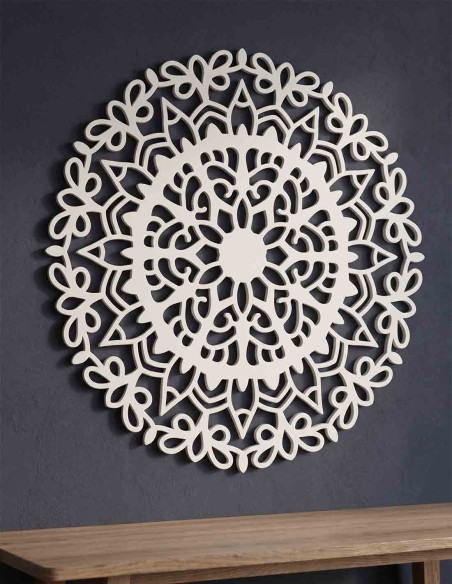 VINOXO Large Mandala Metal Wall Art Round Wall Decor for Living Room Bedroom Modern Home Interior Decor