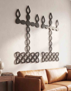 VINOXO Modern Kuthu Vilakku Wall Hanging Traditional Lamp...