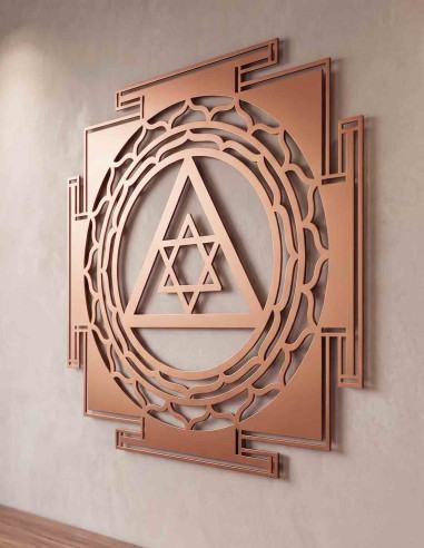 VINOXO Ganpati Yantra Metal Wall Frame Vastu...
