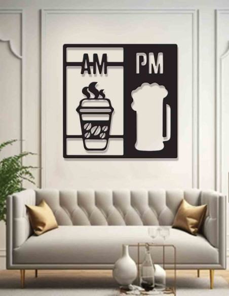 Beer metal bar wall art with matte protective coating Beer metal bar wall art with matte protective coating