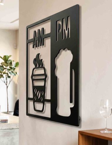 VINOXO beer metal wall art for bars and cafes