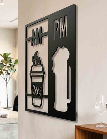 VINOXO beer metal wall art for bars and cafes
