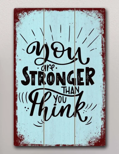 VINOXO Framed Inspirational Quotes - You Are Stronger Than You Think