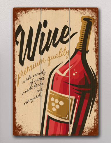 VINOXO Wooden Bar Wall Art Decor Painting - Wine Premium Quality