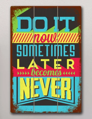 VINOXO Motivational Quotes Frames for Office - Do It Now