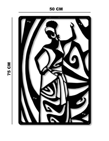 Woman figure metal wall art in gold finish for a bedroom wall Woman figure metal wall art in gold finish for a bedroom wall