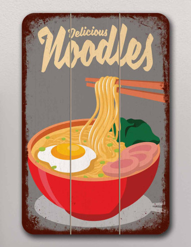 VINOXO Cafe Wall Art Painting Frame - Delicious Noodles