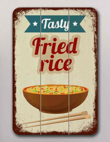VINOXO Cafe Wall Art Painting Frame - Tasty Fried Rice