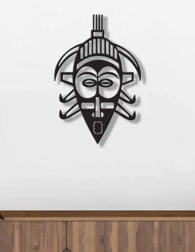 VINOXO Vintage Metal Face Wall Mask Art Hanging Decor - Jester