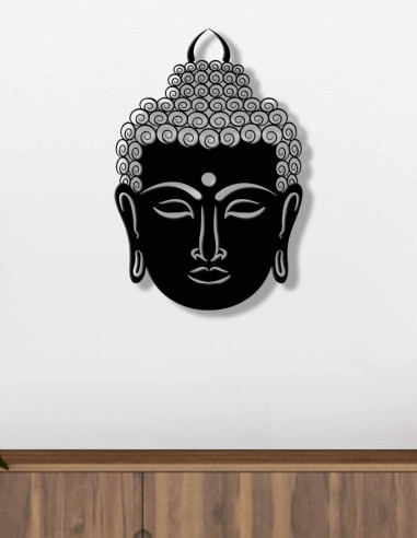 VINOXO Buddha Metal Wall Hanging