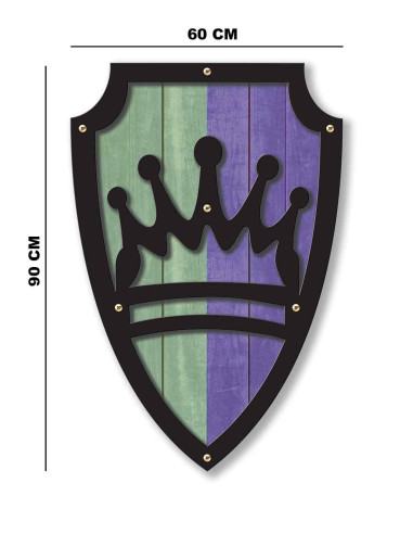 VINOXO royal crown metal wall art for hospitality lobby decor