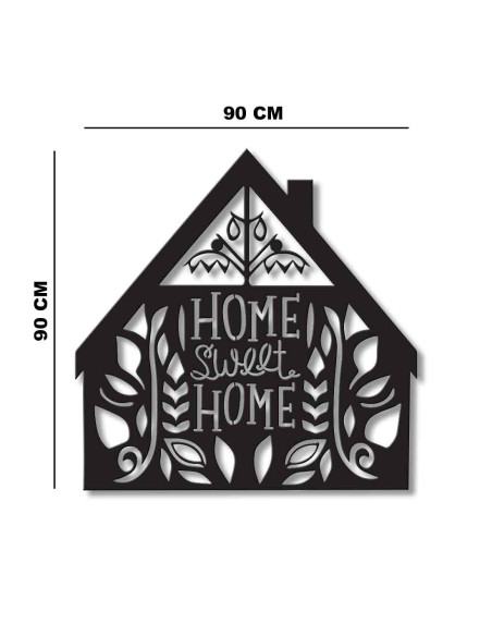 VINOXO Home Sweet Home metal wall art in 60 x 60 cm size VINOXO Home Sweet Home metal wall art in 60 x 60 cm size
