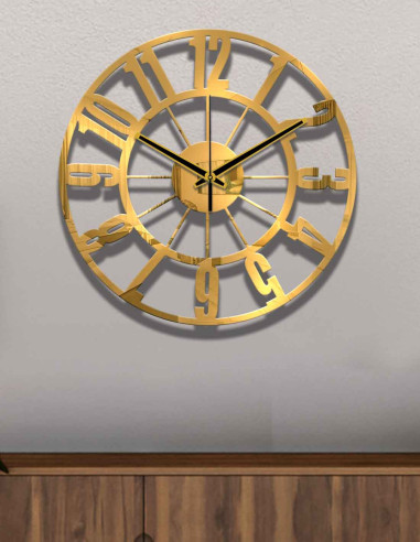VINOXO Vintage Metal Analogue Wall Clock - Bold And Beautiful
