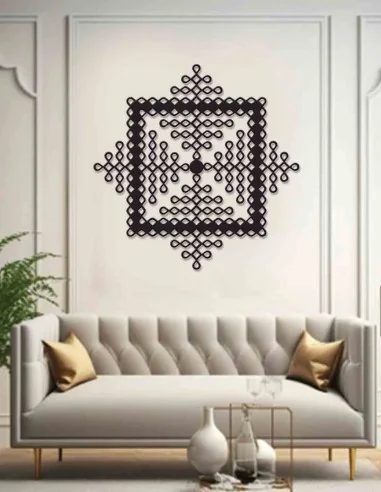 VINOXO Metal Mandala Art For Home Decor - Converge