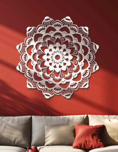 VINOXO Metal Mandala Wall Hanging Art Decor - Layers