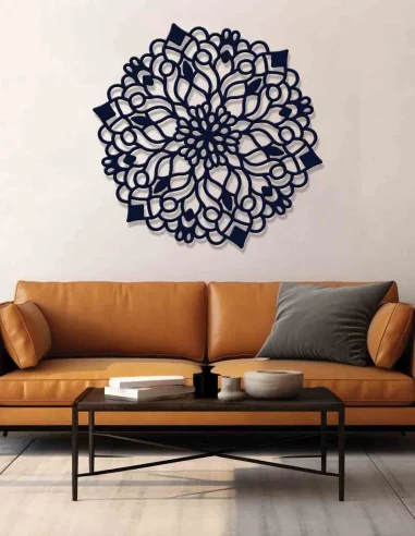 VINOXO Metal Large Mandala Wall Hanging Art Decor - Blooms