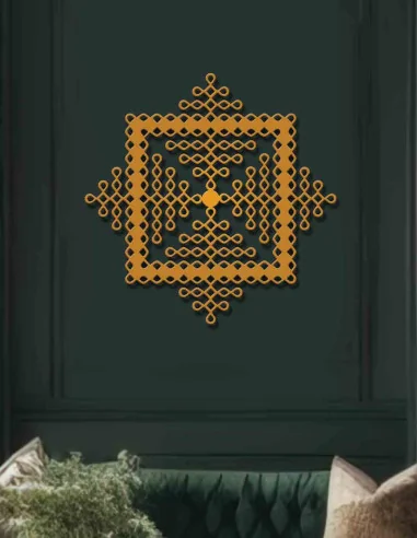 VINOXO Metal Mandala Art For Home Decor - Converge