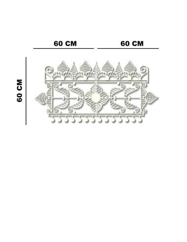 VINOXO geometric arch wall art in stainless steel mirror for modern offices
